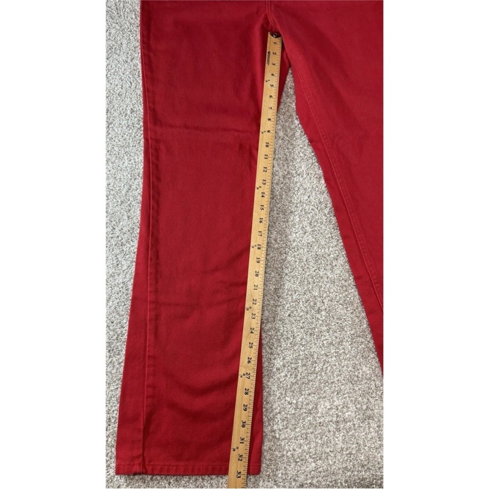 Women's Red Jeans - Picture 2 of 6